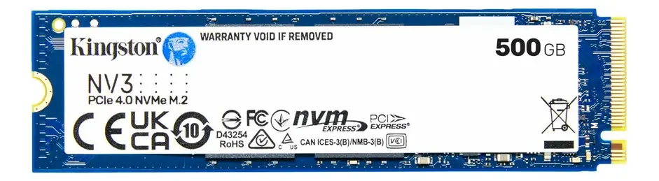 UNIDAD DE ESTADO SOLIDO KINGSTON NV3 500GB M.2